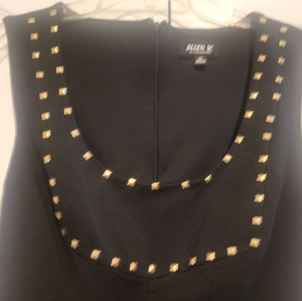 Black Studded Dress - Picture 2 of 3